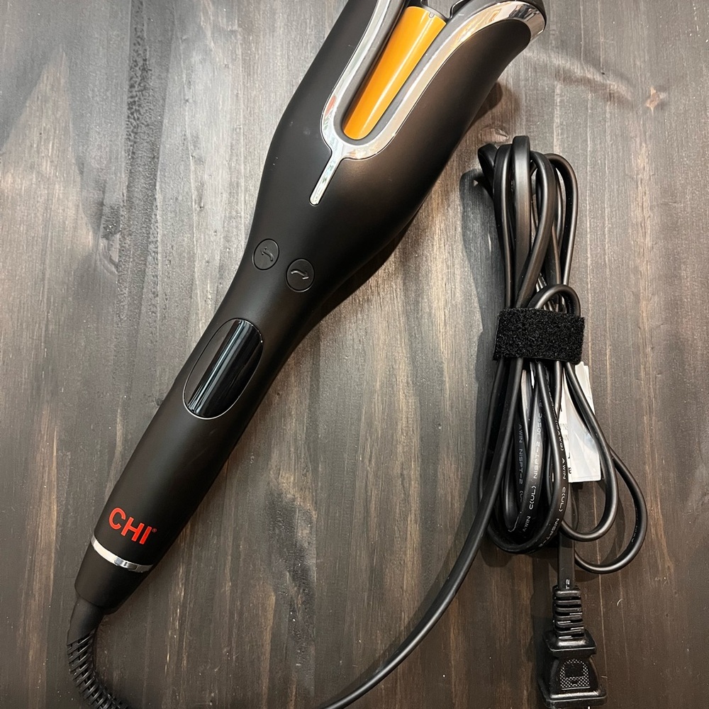 CHI Spin N Curl Ceramic Rotating Curler - Matte Black